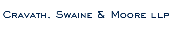 Cravath Swaine & Moore